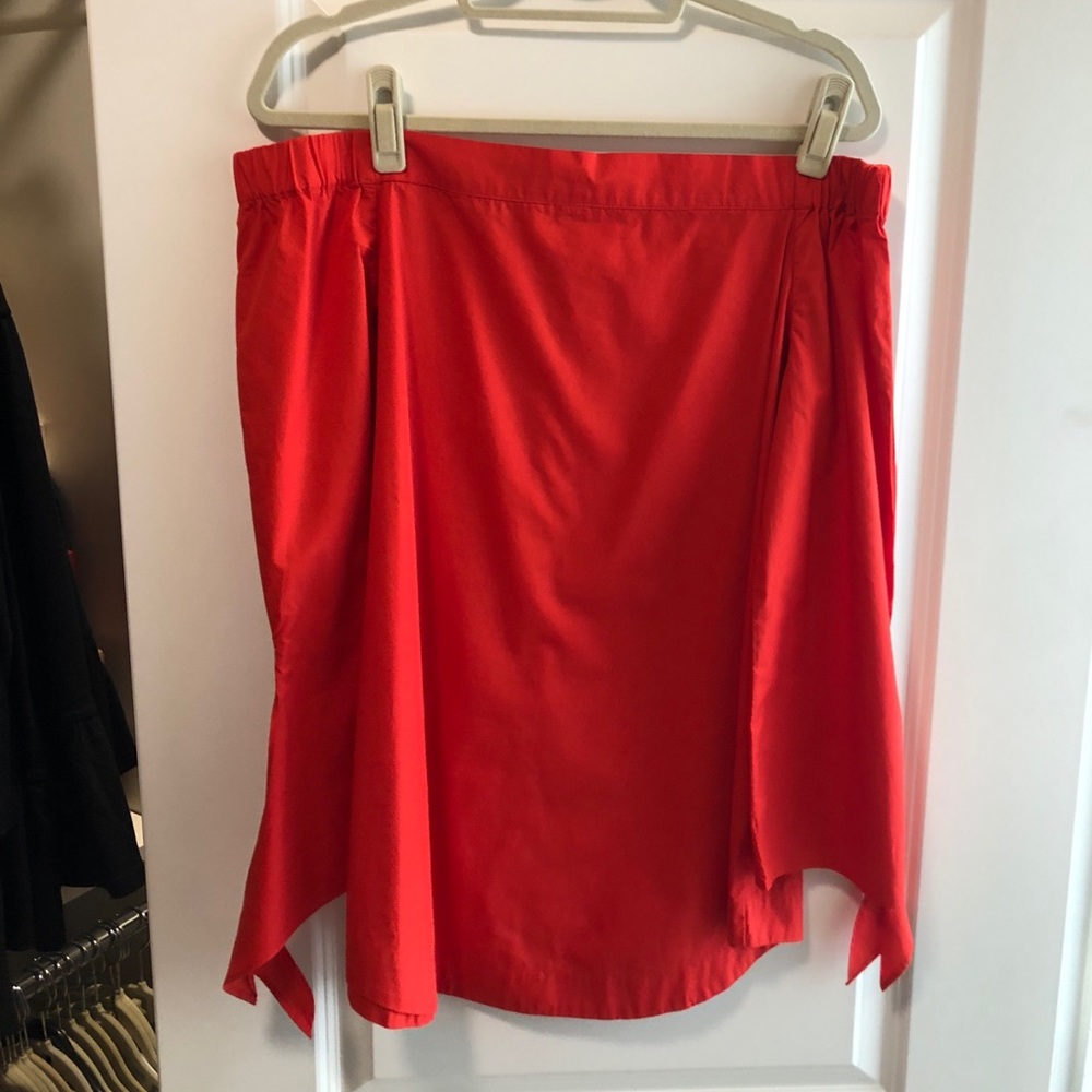 Free people off the shoulder red top NWOT